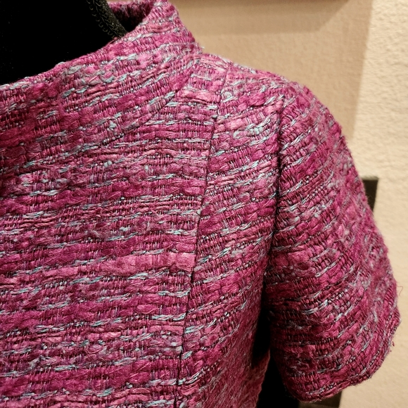 🖤 VINTAGE 60s Tweed Mod Dress Jackie MCM Rare Unique - Picture 3 of 3